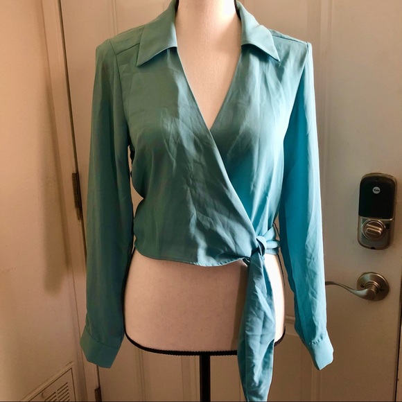 NWT Wrap-around Blouse - Picture 1 of 5
